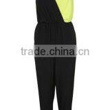 New Colourblock Design Black Pants Women Jumpsuit 2014 thumbnail-1