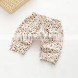 Summer Full Flower Printing Girls Cotton Casual Shorts Kids thumbnail-2