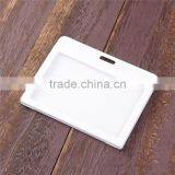 Fashion White Vertical ID Card Holders for Business thumbnail-1