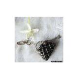 Sell Black Enamel Bag Shaped Key-Chain thumbnail-1