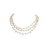 Tin Alloy Owl Flash Beaded Pearl Necklaces With Rhinestone Main Stone for Promotional Gift thumbnail-1