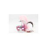 Lace Pink Feather Masquerade Ball Masks For Mardi Gras Party thumbnail-1