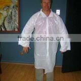 Disposable PE Lab Coat /vistor Coat/100% New Material thumbnail-1
