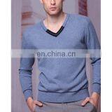100% Cashmere Blue Colour Sweater for Mens thumbnail-1