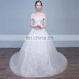 HS1626 2017 Long Train Puffy Bridal Ball Gown Sequined Embroidery Crystal Wedding Dress From China thumbnail-4