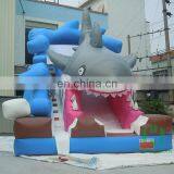 HI Commercial Shark Slide Inflatable Adults Custom Logo Slide