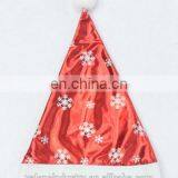 Beautiful Colorful Shinning Fabric Santa Claus Christmas Hat For Children With Jingle Bell And Snowflowers Decor thumbnail-2
