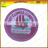 Round Shape Company Logo Badges for Clothing