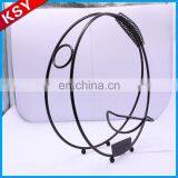 Good Reputation Factory Price Romantic Display Fashion Metal Single Wire Wine Bottles Rack thumbnail-6