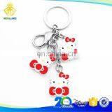 Factory Price Lovely Custom Cartoon Hard PVC Keychain