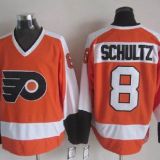 Philadelphia Flyers #8 Schultz Throwback Orange Jersey