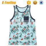 Wholesale High Quality Custom Printed Tank Top thumbnail-1