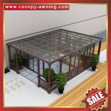 Excllent Outdoor Villa Glass Transparent Alu Aluminum Aluminium Alloy Sunroom Sun House Cabin Shed Kits China thumbnail-2