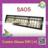 17 Rods Plastic Frame White Beads Educational Japanese Abacus thumbnail-1