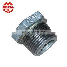 High Quality Baked Galv Plain End Malleable Iron Pipe Fittings thumbnail-5