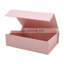 Bespoke Pink Baby Girls Gift Packaging Magnetic Flap Shallow Gift Box Wholesale thumbnail-4