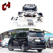 CH Hot Selling Wide Front Grille Side Stepping Ducktail Spoiler Led Light Full Kits For Toyota Vellfire 2015-2018 to 2019-2020 thumbnail-1
