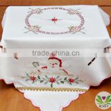 2015 china hot Christmas golden ribbon brocade santa claus wholesale christmas jacquard fabric for tablecloth