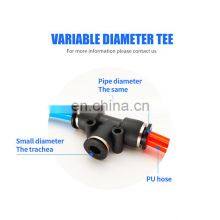 MPGE OD4mm 6mm 8mm 10mm 12mm 16mm Three Way Variable Diameter Push in Fitting thumbnail-4