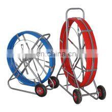 Best price flexible 8mm 200m detectable fiberglass cable push pull rodder cable pulling tool fiberglass duct rodders