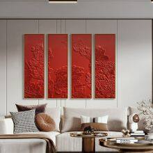 Beauty of the Wall, Leather Carving, Decorative Painting, Sofa, Restaurant, Physical Hanging Picture, Corridor, Entrance, Wall Decoration, Hotel, Sample Room Art thumbnail-2