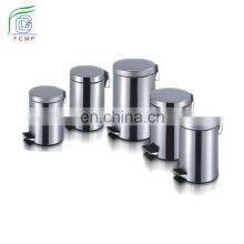 Stainless Steel Mirror Garbage Bin With Separate Bucket Trash Bin thumbnail-5