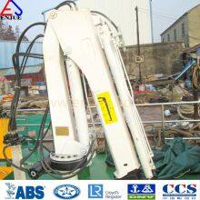 0.35t Electric Hydraulic Telescipic Foldable Marine Crane Lifting Cargo Machine Ship Crane With CCS BV ABS RS Dnv Appoved for Sale thumbnail-5