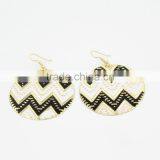 2016 New Design Earrings Enameled Chevron Earrings Fish Hook Fashion Earrings Wholesale thumbnail-4