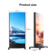 Double-sided Mechanical Rotating LED Advertising Machine; Indoor LED Poster Screen; Full-color LED Display Screen; Shopping Mall Mirror Screen. thumbnail-3
