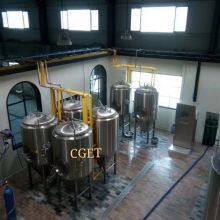 304 Stainless Steel Large Scale Brewing Equipment With PLC Control System thumbnail-4