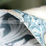Blue Jacquard Sofa Fabric Spun Polyester Fabric thumbnail-2