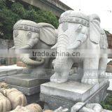 Thailand Style Elephant Stone Carving Statue thumbnail-2