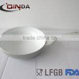 Hot and Cheap Aluminum Ceramic Coating Wok U-like Ceramic Wok thumbnail-3