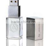 Crystal USB Flash Drive 3D Engrave Pendrive With Logo thumbnail-1