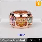 China Oem Jewelry Manafacturer Big Stone Pendant Design Simaples Gold Chain Necklace thumbnail-2