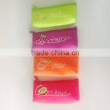 Osini Profeesinal Custom Silicone Fluorescence Candy Color Pencil Case With Fruit Logo Printed for Kids thumbnail-5