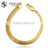 Charming Different Styles Snake Chain Styles Men Gold Bracelet Fashion