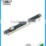 19 Inch IEC Type 6 Ways PDU for Cabinet