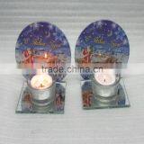 Decal Glass Candle Holder for Christmas Decoration and Gifts thumbnail-1