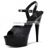 Fashion Ultra High Heels Sandals 6 Inch Sexy Performance Exotic Dancer Bride Wedding Shoes thumbnail-3