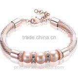 New Women Jewelry 316L Stainless Stee Bracelet Steel Wire And Cable Flex Bangles thumbnail-3