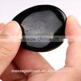 2014 Natural Stone for Christmas Gifts: Engraved Black Worry Stone