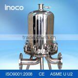 Stainless Steel Cartridge Filter Housing for Water or Gas Treatment