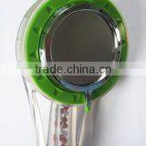 Multifunction Shower Transparent Spa Shower Head With Stone Green Hand Held Shower Eco Rain Spa Shower Head Water Saving Showers thumbnail-2