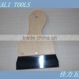 Blue Carbon Steel Scraper / Wooden Handle Tools / Paint Scraper