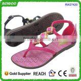 Factory Price Ladies Pink Sandals With Stone Fashion Ladies Summer Sandals Ladies Pink Pcu Sandles Wholesale thumbnail-1