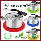 Home Decor Silicone Heat Resistant Coasters Cup Insulation Mat thumbnail-1