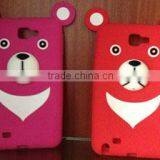2013 Cute korean bear silicon phone cover