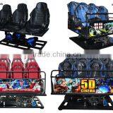 2015 6 Dof Hydraulic System and Electric System 3d,4d,5d,6d,7d,9d,12d Simulator Mobile Cinema Equipment thumbnail-6