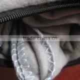 Promotion Waterproof Solid Polar Fleece Travel Pillow Blanket thumbnail-5